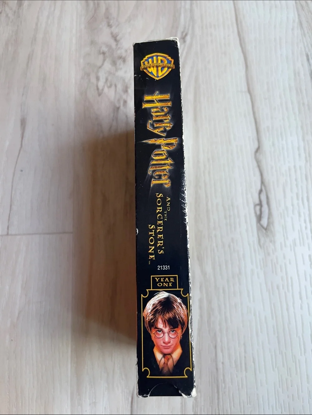 Harry Potter and the Sorcerer's Stone VHS - Black, Blue, Gold Artwork